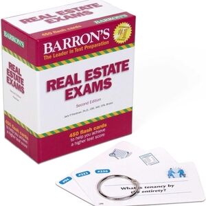 New Sealed Real Estate Exam Flash Cards (Barron's Test Prep) Second‎ Edition